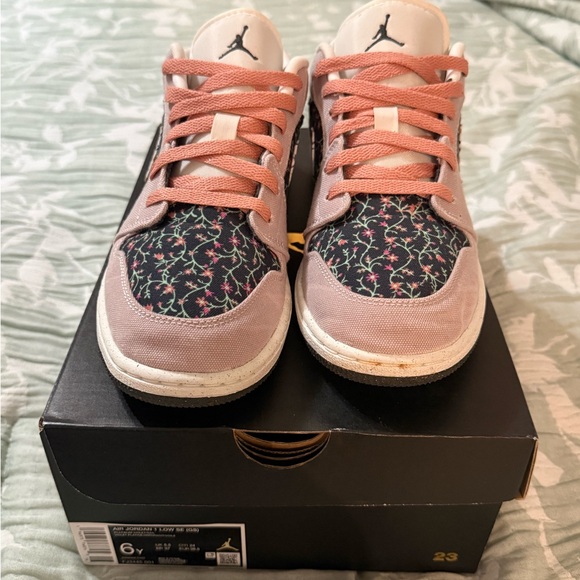 Kids' Pink and Black Jordan Sneakers